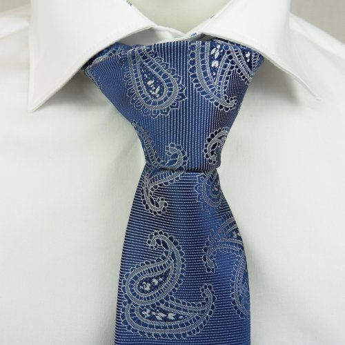 Corbata azul cahemire de Boccola