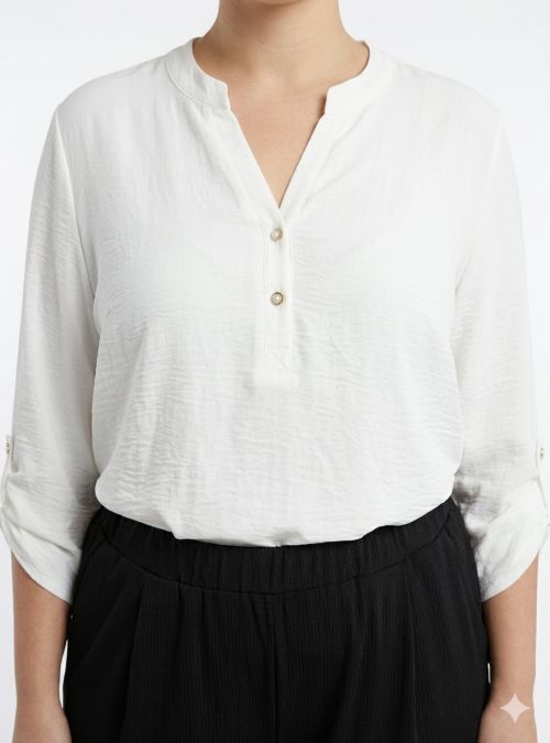 Blusa blanca de Nayat