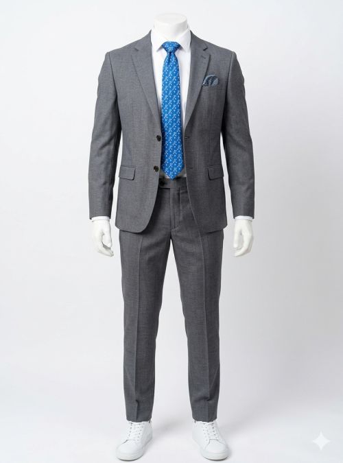 Traje azul mil puntos de Capelhi