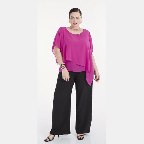 Pantalón palazzo punto negro de SPG Woman