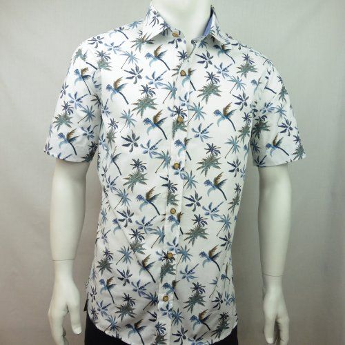 Camisa estampado palmeras de Corsare