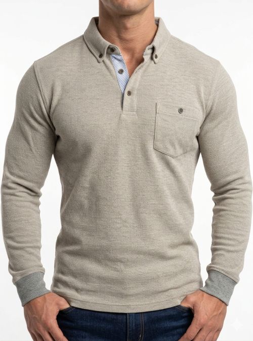 Polo gris claro vigoré de G54