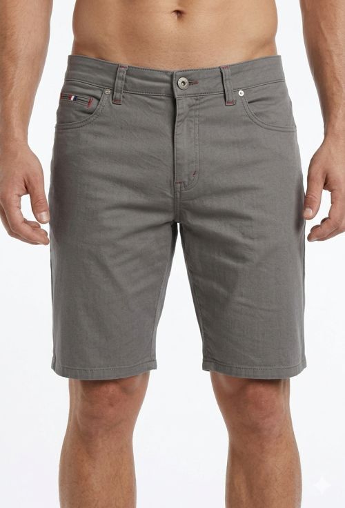 Pantalón corto 5 bolsillos gris de West Original & Co.