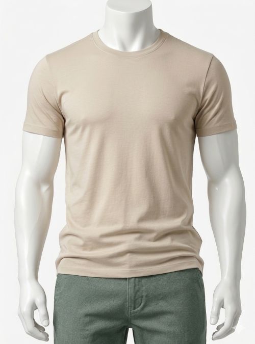 Camiseta algodón arena de Dos Galgos