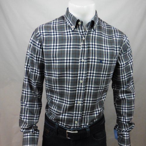 Camisa cuadros gris viella de VNTO