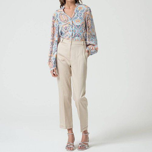 Pantalón de lyocell beige de Surkana