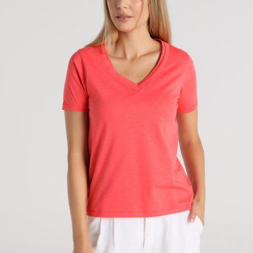 Camiseta pico geranio de Lois