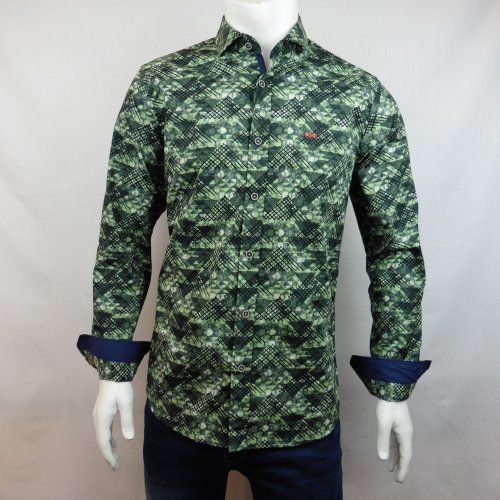 Camisa estampado verde de Dark & Fish