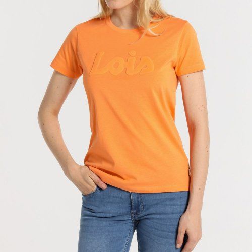 Camiseta naranja de Lois