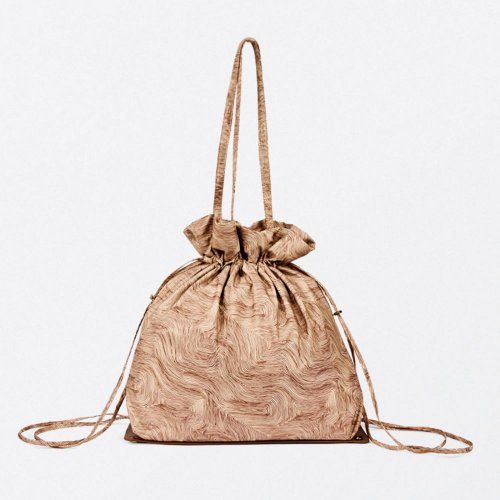 Mochila dibujo marrón de Surkana