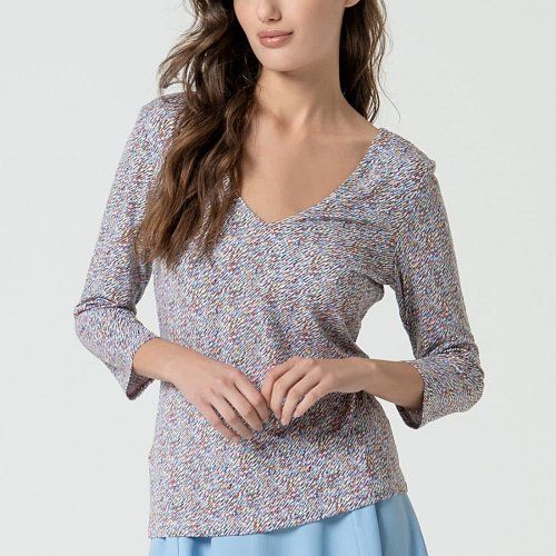 Camiseta rayotes manga codo de Surkana