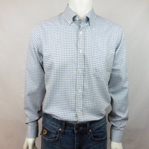Camisa cuadros gris y azul de Corsare