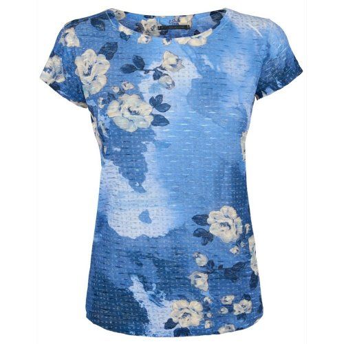 Camiseta flores-acuarela de Yes-Zee Camiseta flores-acuarela de Yes-Zee