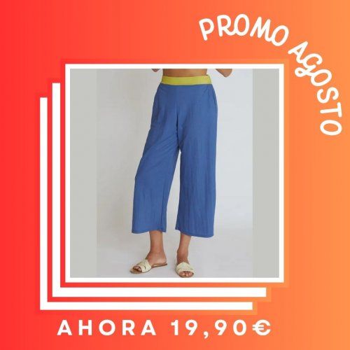 Pantalón ancho azulon de WNT Collection