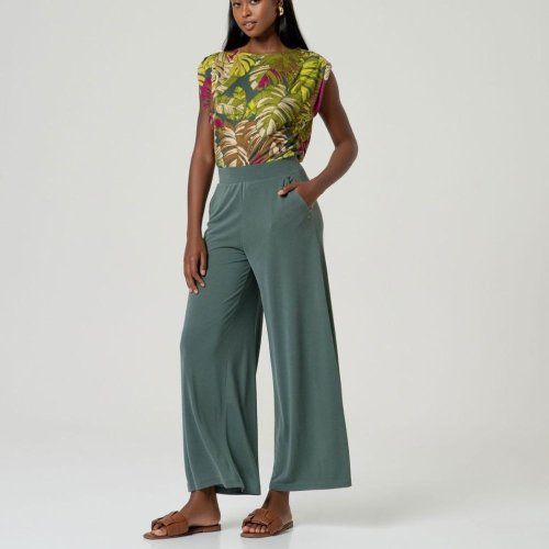 Pantalón modal verde de Surkana
