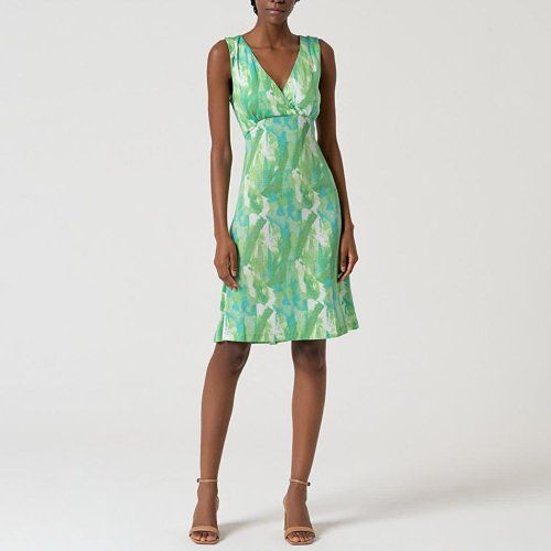 Vestido pinceladas verdes de Surkana