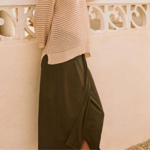 Falda verde oscuro de WNT Collection