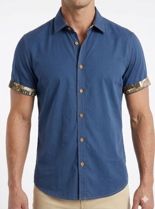 Camisa voile azul de Corsare
