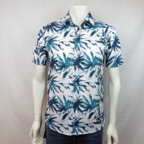 Camisa palmeras azules de Corsare