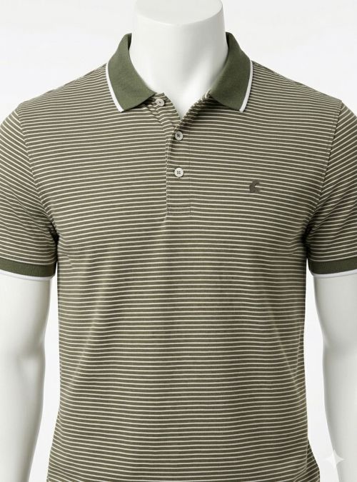 Polo rayas verde de Dos Galgos