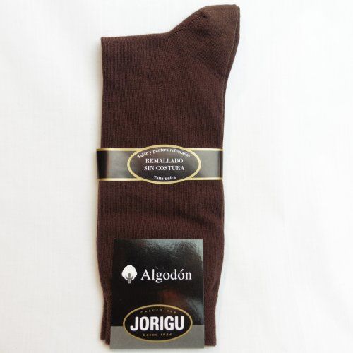 Calcetines marrón algodón de Jorigu