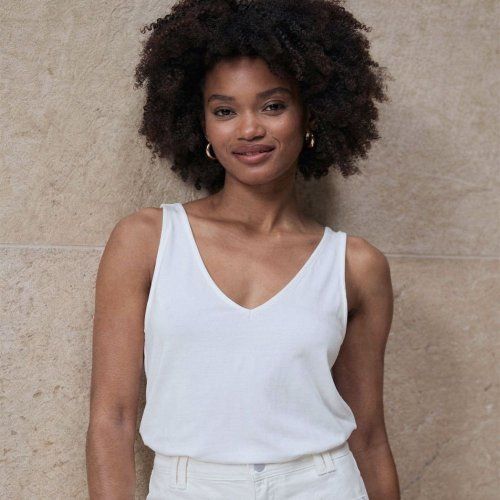 Top blanco de Surkana