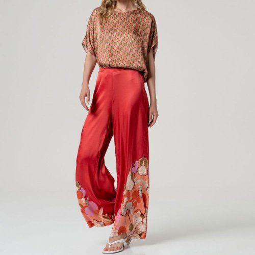 Pantalón caldera con estampado de Surkana