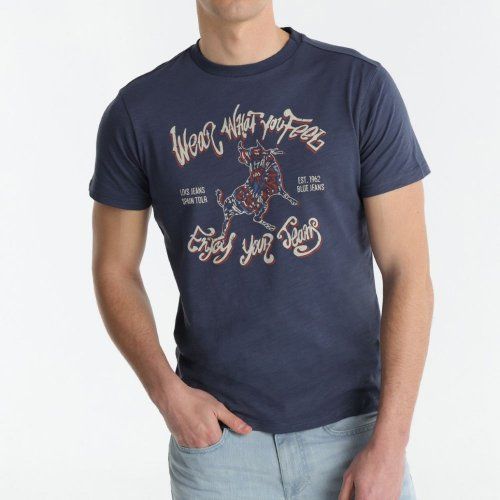 Camiseta azul toro de Lois