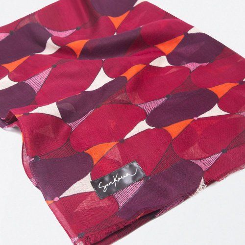 Foulard rombos granates de Surkana