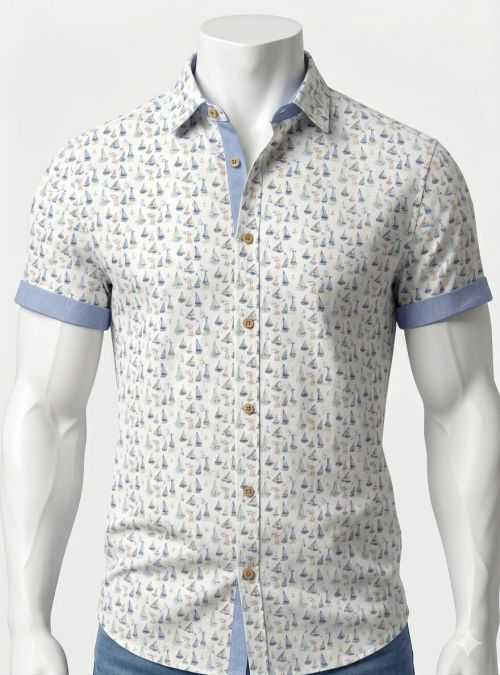 Camisa estampado barcos de Corsare
