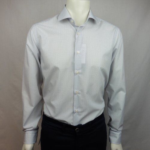 Camisa mini guiones marrones y azules de Corsare