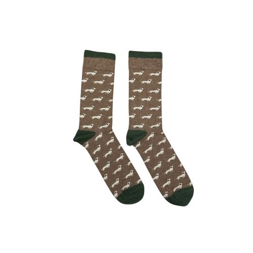 Calcetines perros marrón de Jorigu