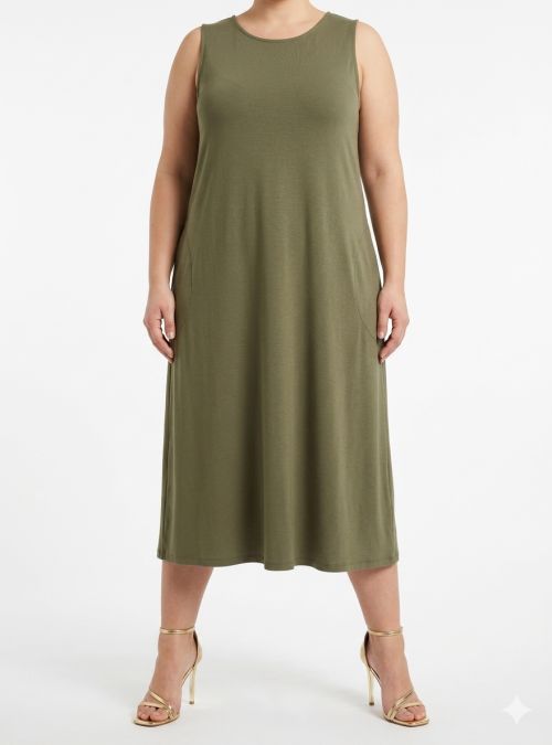 Vestido verde de Lourdes Castillo