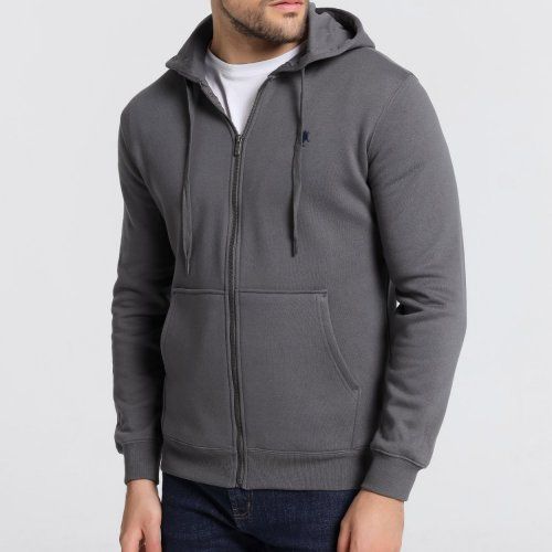 Sudadera gris cremallera de Lois