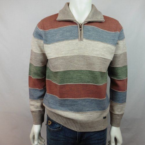 Jersey polo cremallera franjas de Tomé