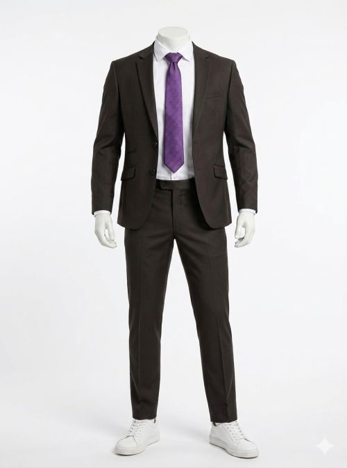 Traje negro de Javier Lobato