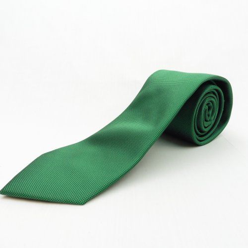 Corbata verde micro dibujo negro de Boccola