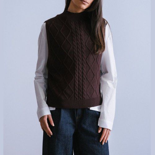 Chaleco marrón de WNT Collection