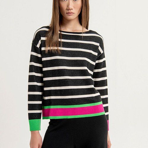Jersey rayas negro de Surkana