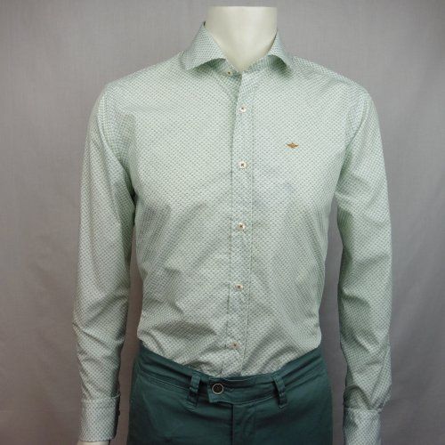 Camisa mini cuadros verdes de Corsare