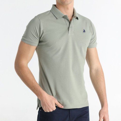 Polo piqué verde de Lois