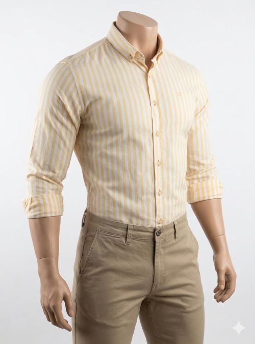 Camisa rayas amarillas de Yellow Skin