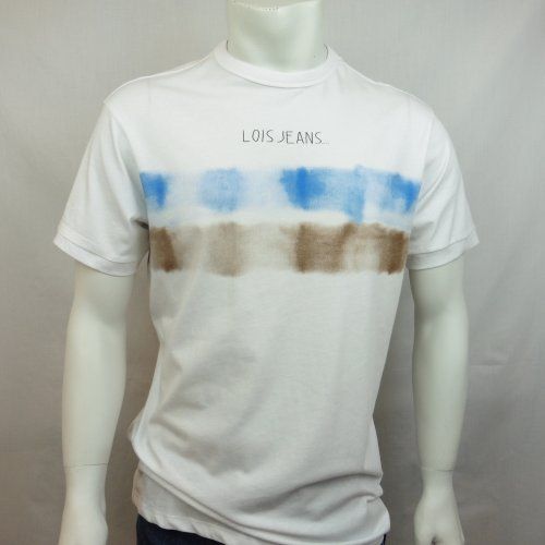 Camiseta franjas tie dye de Lois