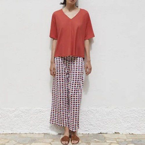 Pantalón ancho guiones de WNT Collection
