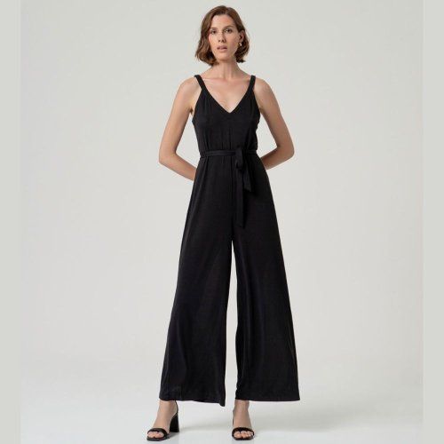 Mono tirantes negro de Surkana