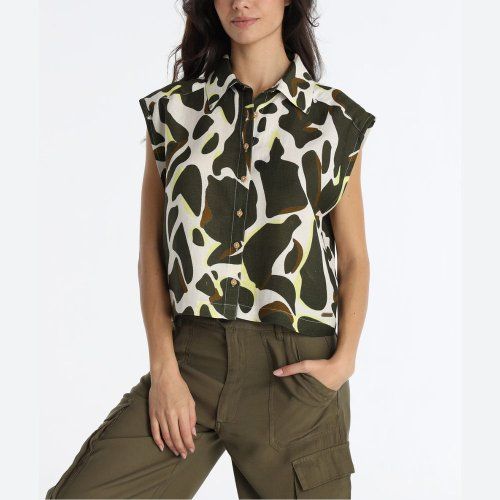 Camisa estampado grande verde de Lois