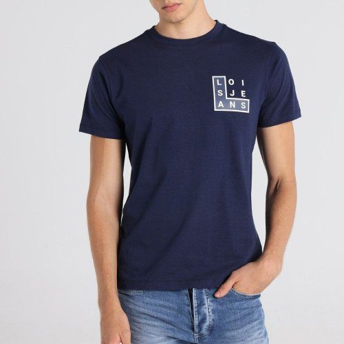 Camiseta azul marino letras de Lois