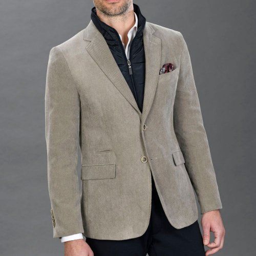 Americana beige de Alexander & Co.