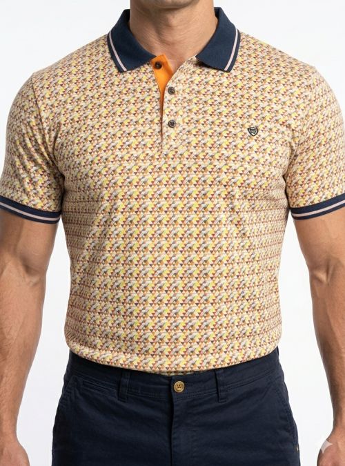 Polo mini triángulos multi color de Tomé