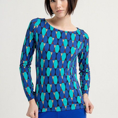 Camiseta rombos multi color de Surkana